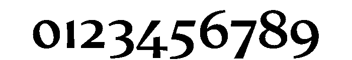 AvecText Medium Instance Font OTHER CHARS