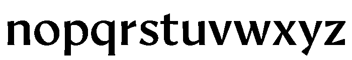 AvecText Medium Instance Font LOWERCASE