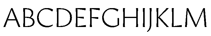 AvecText Thin Instance Font UPPERCASE