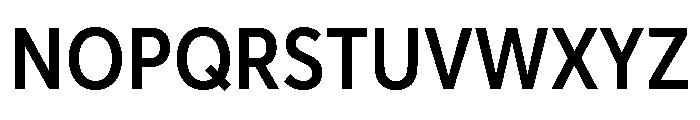 AvertaPENarrow Semibold Font UPPERCASE