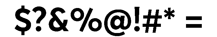 AvertaPENormal Bold Font OTHER CHARS