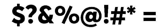 AvertaPENormal Extrabold Font OTHER CHARS