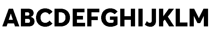 AvertaPENormal Extrabold Font UPPERCASE