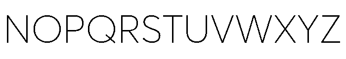 AvertaPENormal Thin Font UPPERCASE