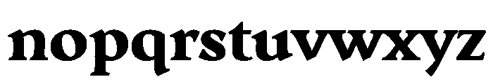 AvonaSerif Black Instance Font LOWERCASE