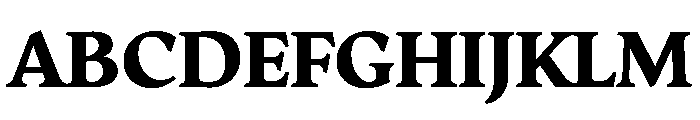 AvonaSerif Black Font UPPERCASE
