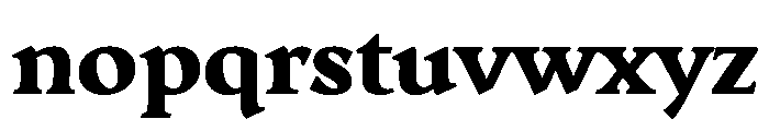 AvonaSerif Black Font LOWERCASE