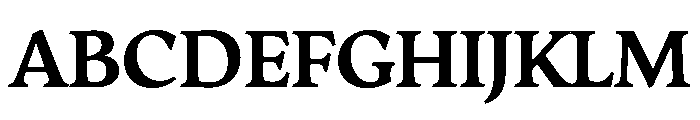 AvonaSerif Bold Instance Font UPPERCASE
