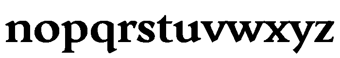 AvonaSerif Bold Instance Font LOWERCASE