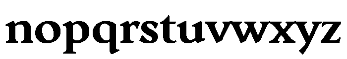 AvonaSerif Bold Font LOWERCASE