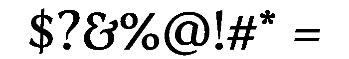 AvonaSerif Medium Instance Font OTHER CHARS