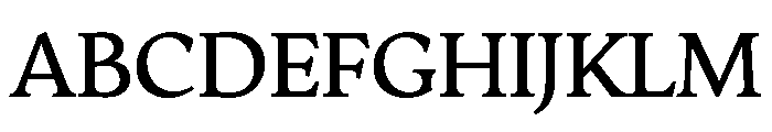 AvonaSerif Medium Font UPPERCASE