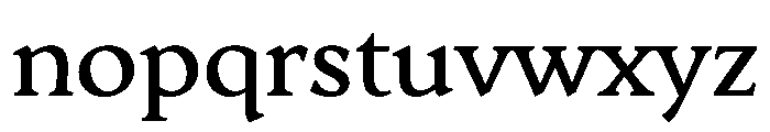AvonaSerif Medium Font LOWERCASE
