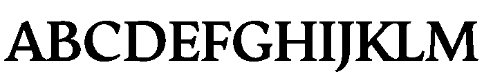 AvonaSerif Semibold Instance Font UPPERCASE