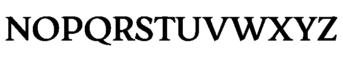 AvonaSerif Semibold Instance Font UPPERCASE