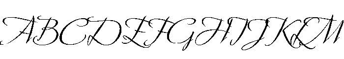 Avalon Medium Font UPPERCASE