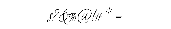 Avalon Regular Font OTHER CHARS