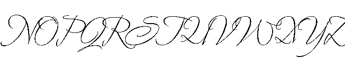 Avalon Regular Font UPPERCASE