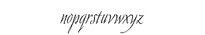 Avalon Regular Font LOWERCASE