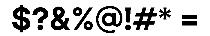 Aventa Black Font OTHER CHARS