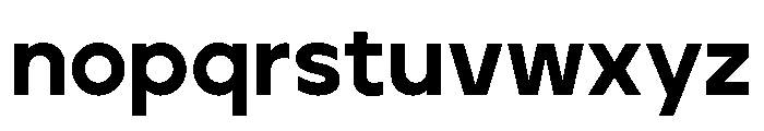 Aventa Black Font LOWERCASE