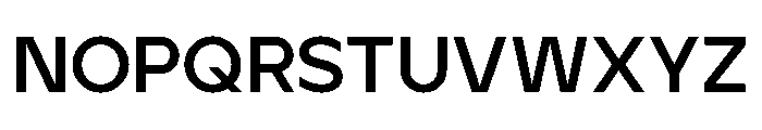 Aventa Bold Font UPPERCASE