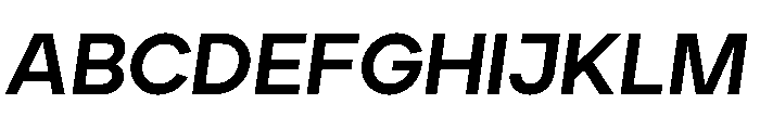 Aventa Extra Bold Italic Font UPPERCASE