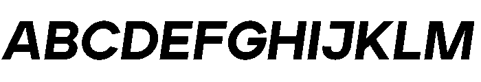 Aventa Italic Font UPPERCASE