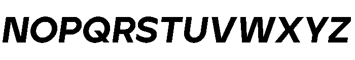 Aventa Italic Font UPPERCASE