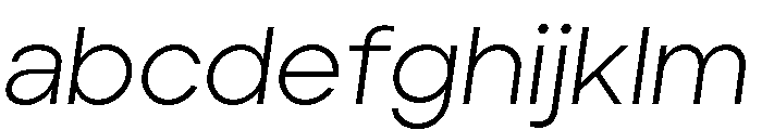 Aventa Light Italic FONT