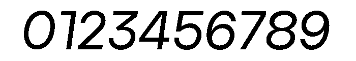 Aventa Medium Italic Font OTHER CHARS