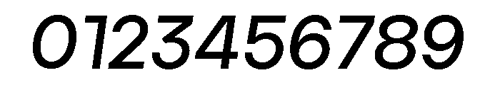 Aventa Semi Bold Italic Font OTHER CHARS