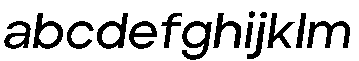 Aventa Semi Bold Italic FONT