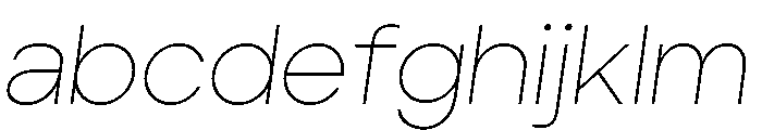 Aventa Thin Italic FONT