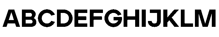 Aventa Font UPPERCASE