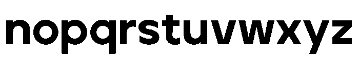Aventa Font LOWERCASE