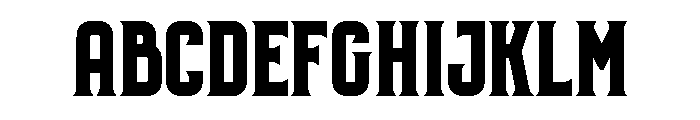 Aviator Bold Font UPPERCASE