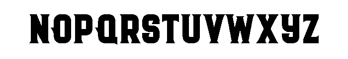 Aviator Bold Font LOWERCASE