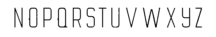 Aviator Inline Font UPPERCASE