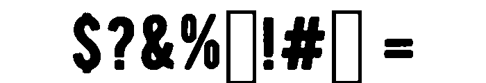 Aviator Sans Regular Font OTHER CHARS