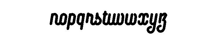 Aviator Script Regular Font LOWERCASE