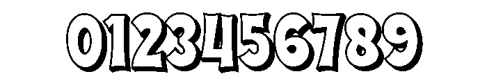 Awaken Design Extrude Font OTHER CHARS