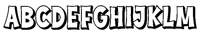 Awaken Design Extrude Font UPPERCASE