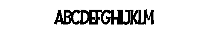 Awaken Garden Font UPPERCASE