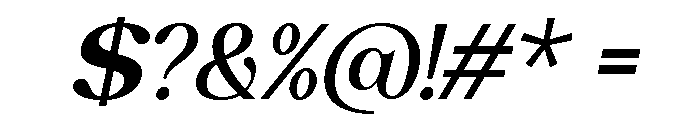 Awaline Italic Font OTHER CHARS