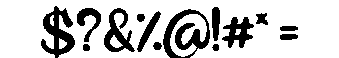 Awateru Regular Font OTHER CHARS