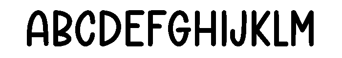 Awesome Everybody Font UPPERCASE