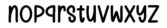 Awesome Everybody Font LOWERCASE
