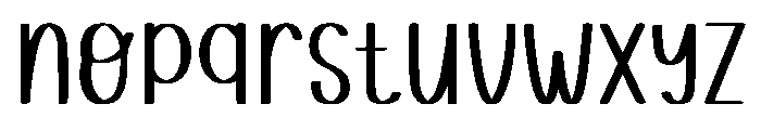 Awesome February Font LOWERCASE