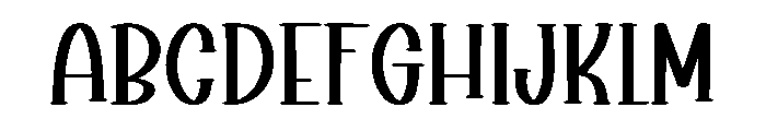 Awesome Festive Font UPPERCASE